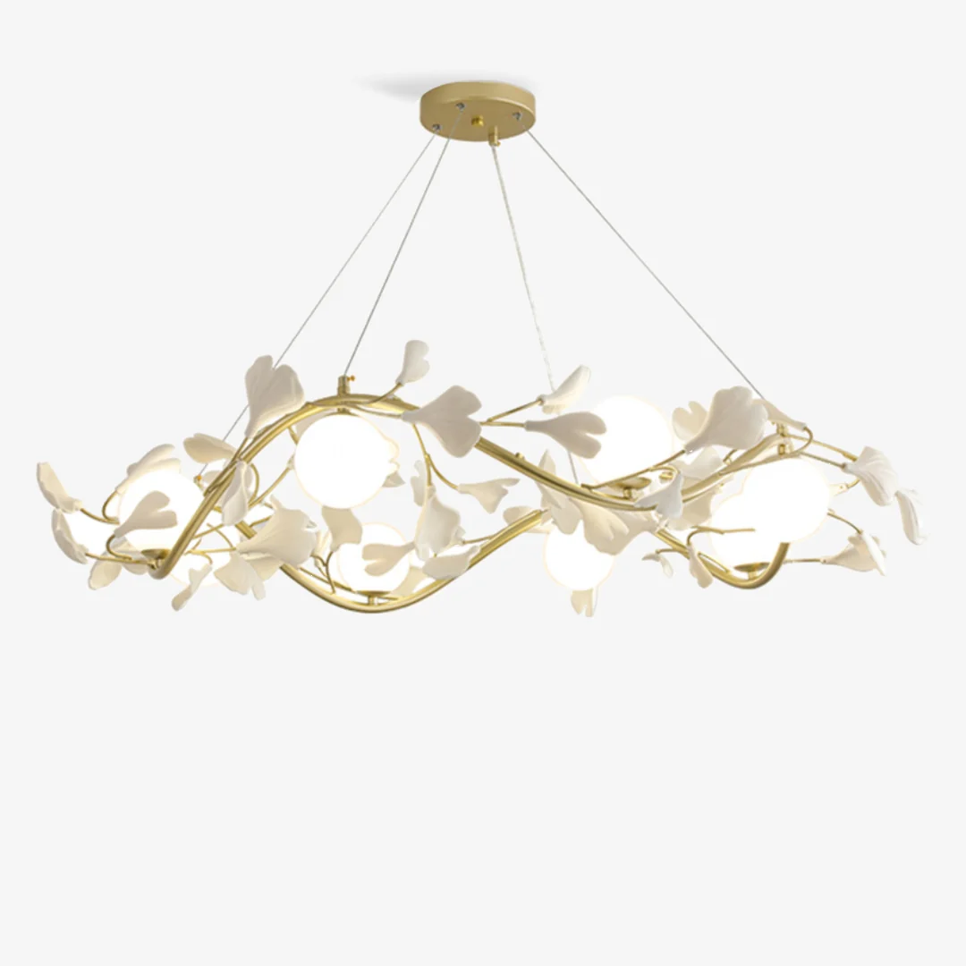 Luxury Modern Ball Ginkgo Chandelier A Premium