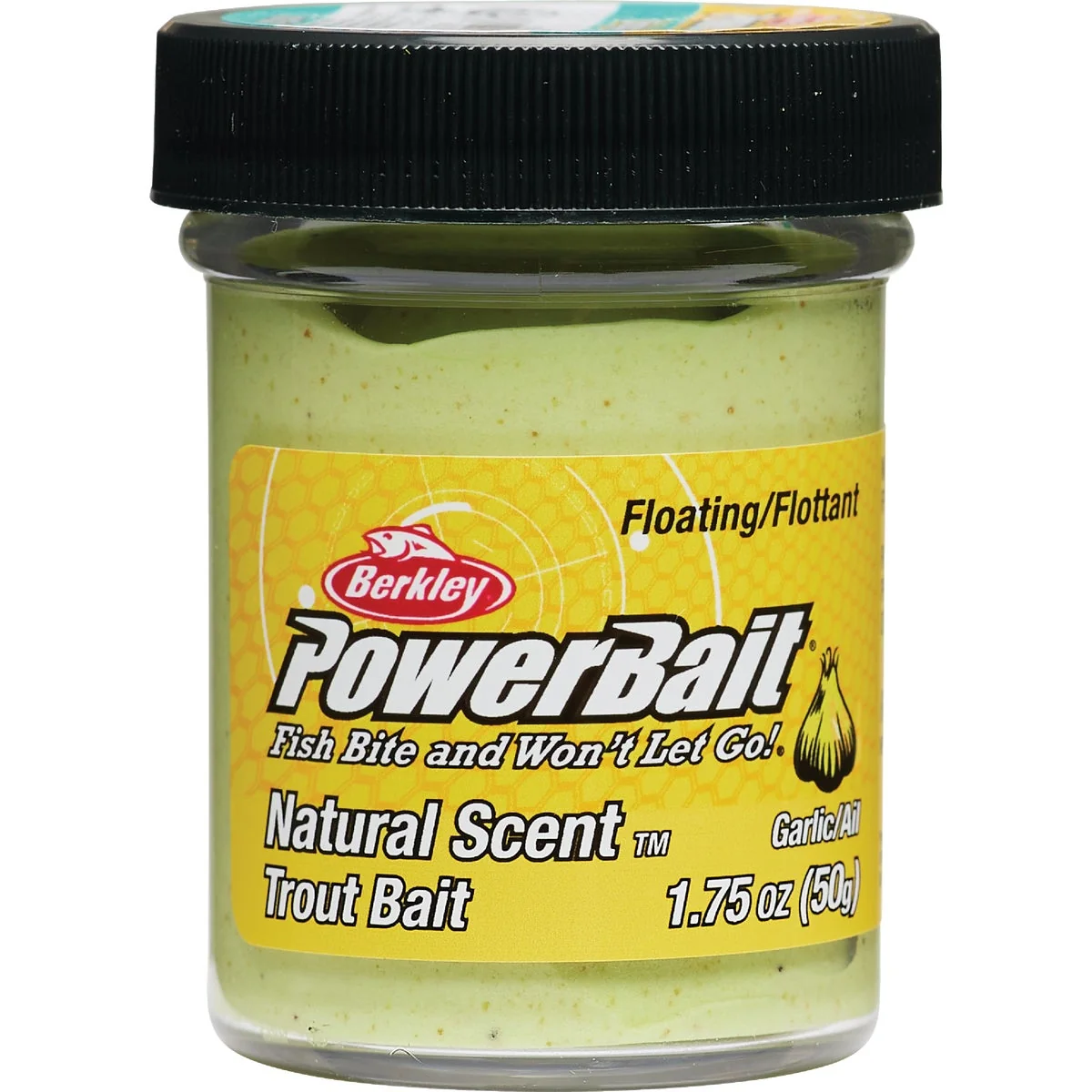 Outstanding Berkley PowerBait Chartreuse Natural Scent Trout Bait Organic