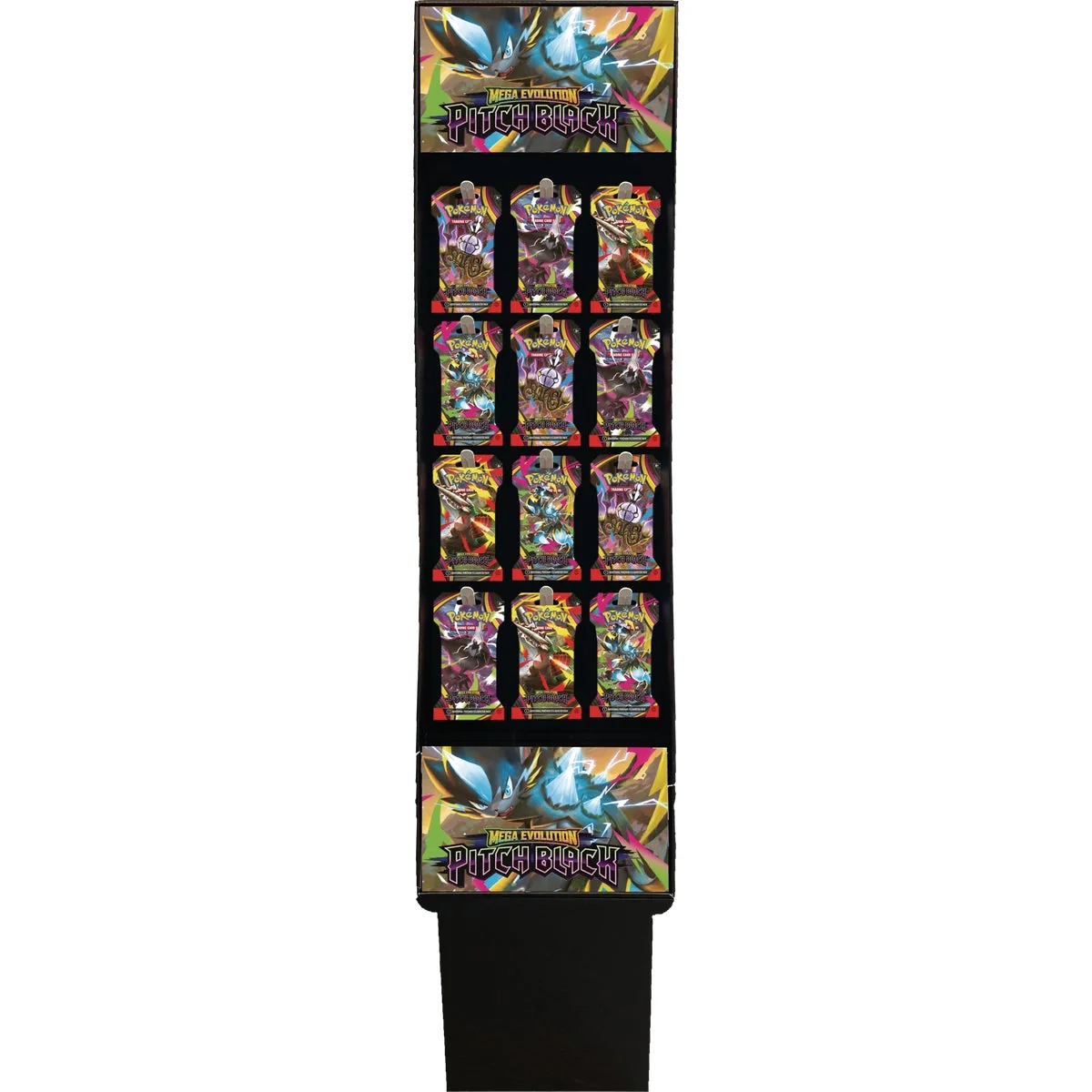 Top-Quality Pokemon Pitch Black Sleeved Booster Display Modern