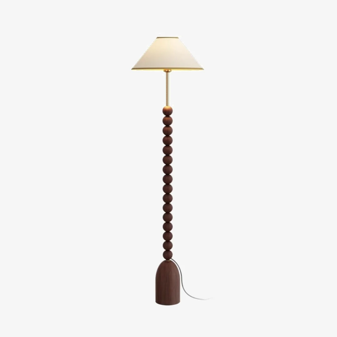 Stylish wood Gourd Floor Lamp Specialty