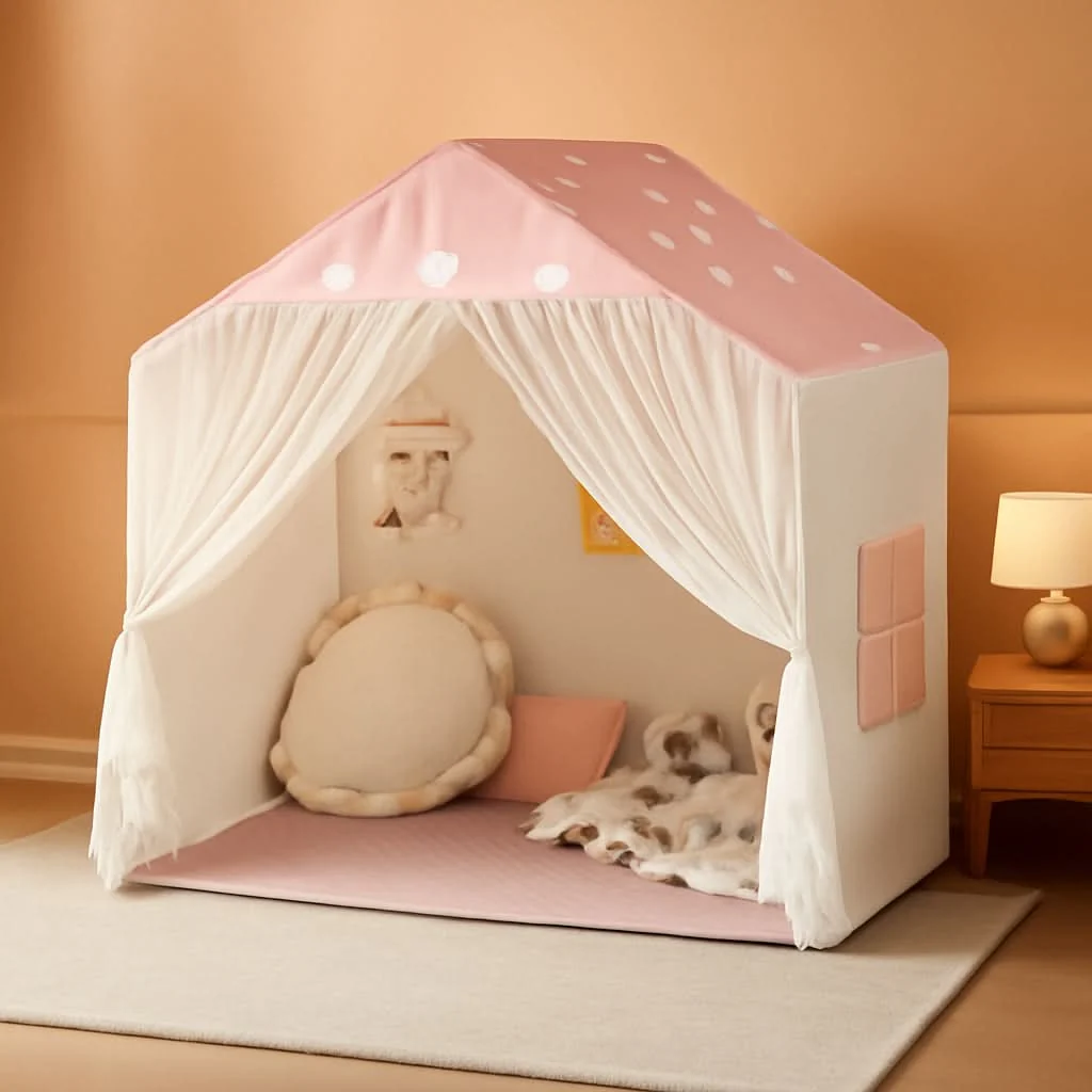 Dependable Pink Princess Playhouse Tent With Premium Curtains Premium Material