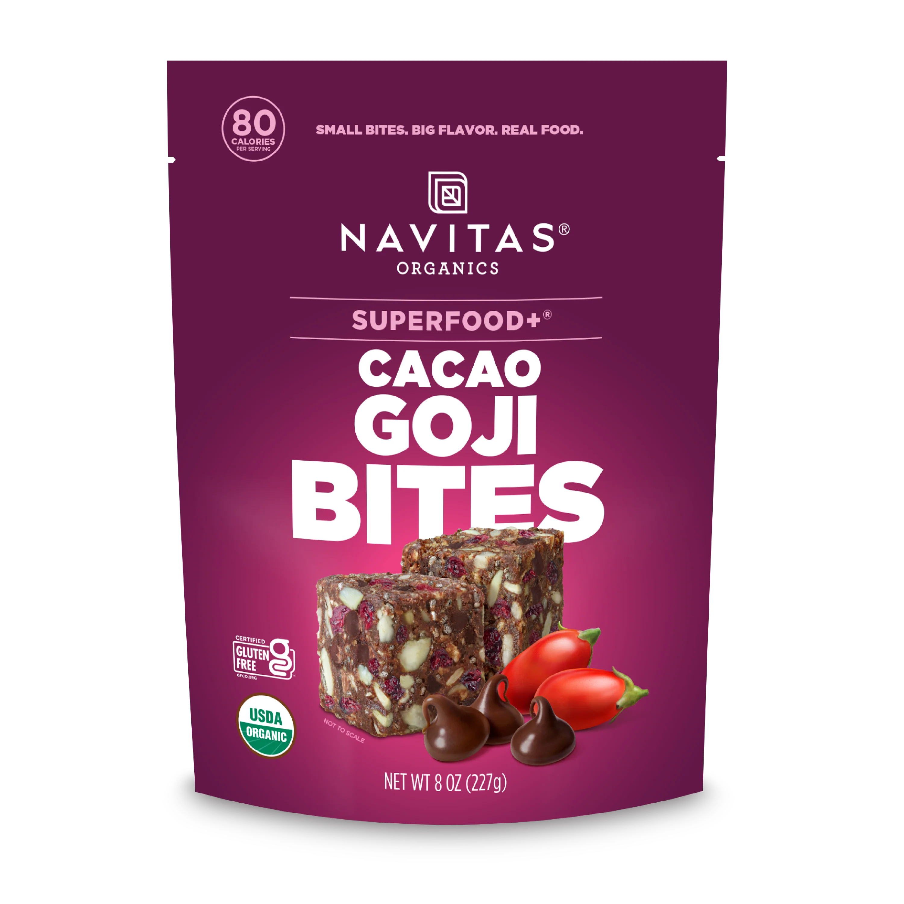 Sophisticated Navitas Organics Superfood Cacao Goji BITES Contemporary