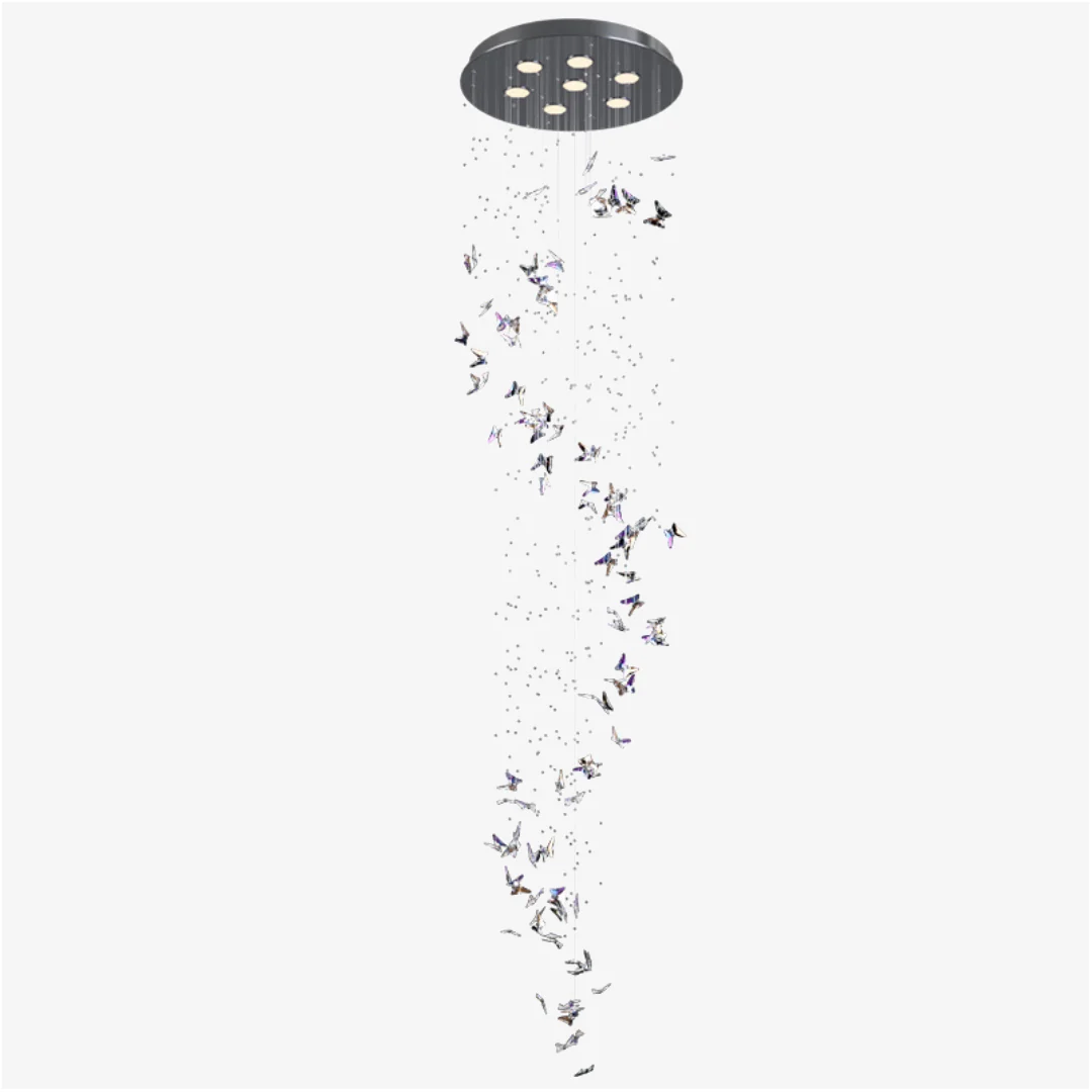 Quality Modern Crystal Butterfly Chandelier Trendy