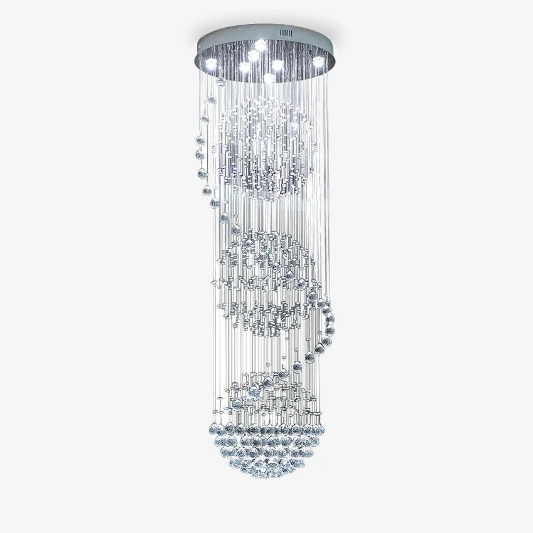 Long-Lasting Rotating Crystal Chandelier Sophisticated