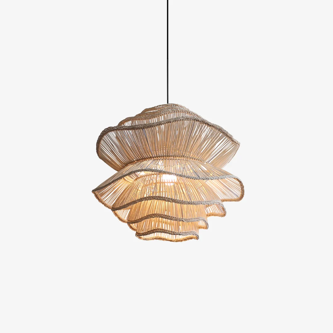 Certified Southeast Asian woven Pendant Light Long-Lasting