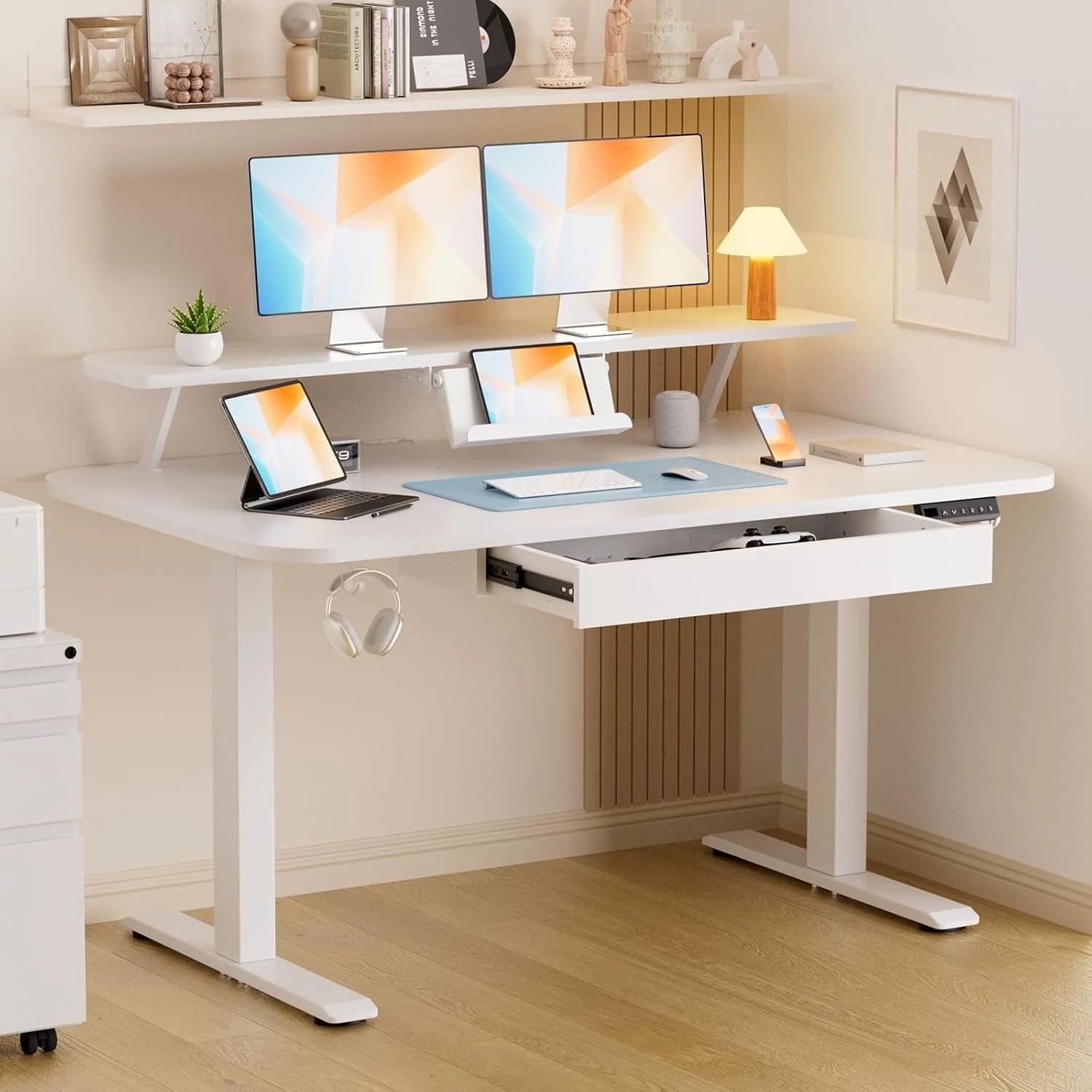 Top-Quality Electric Height Adjustable Standing Desk 48×24 Inches Classic