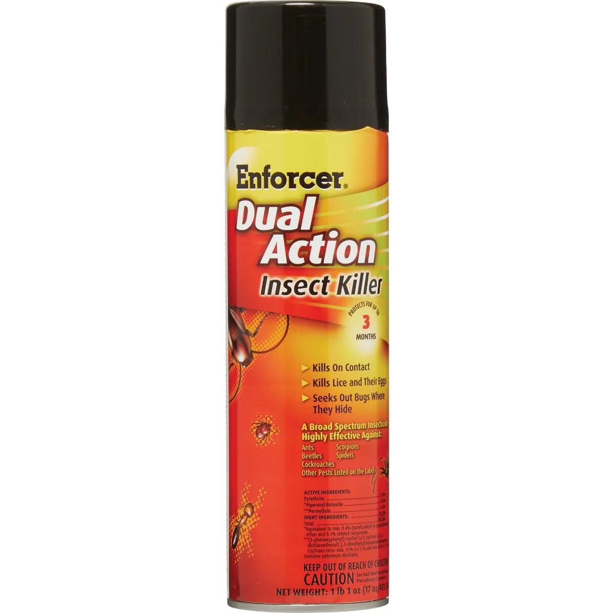 Unique Enforcer Dual Action 17 Oz. Aerosol Spray Insect Killer Selected