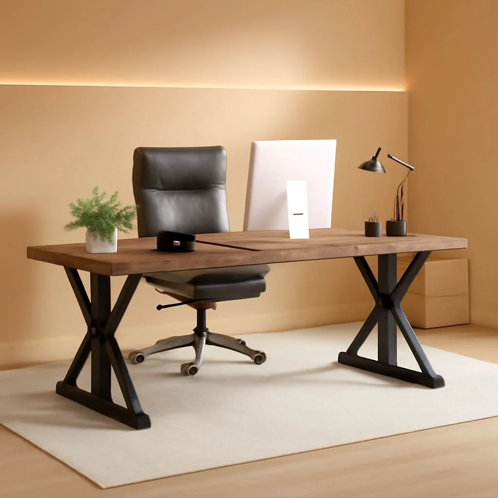 Easy-to-Use 70.8 Inch Executive Desk Large Modern Home Office Desk Consistent