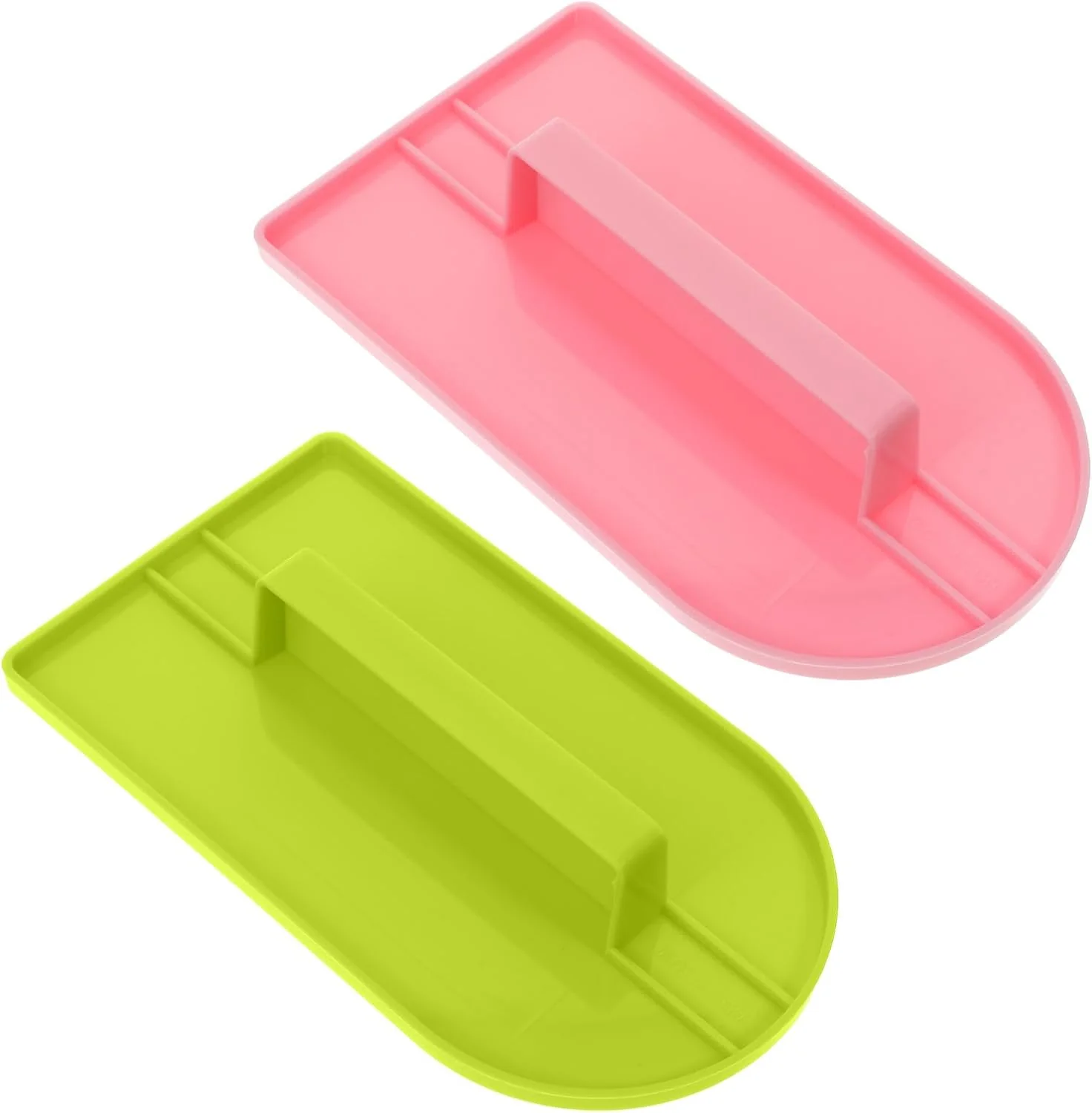 World-Class 2 PCS Fondant Smoothing Tool Cake Decoration Icing Smoother Plastic Fondant Icing Smoother Polisher Secure
