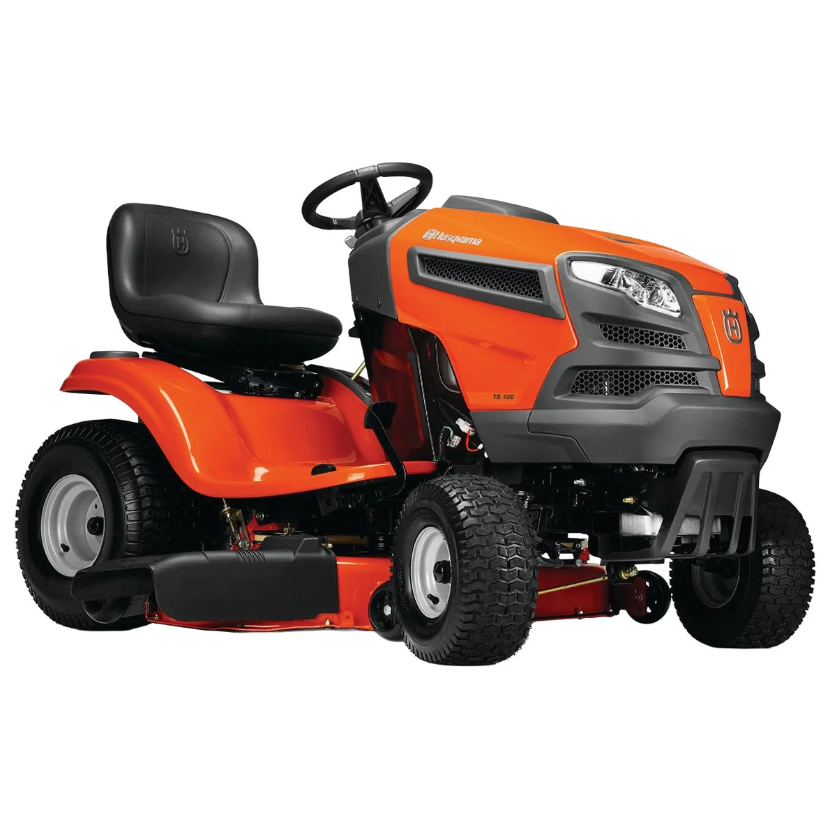 Effective Husqvarna TS 120 42 In. 19 HP Briggs Stratton Riding Lawn Mower Convenient