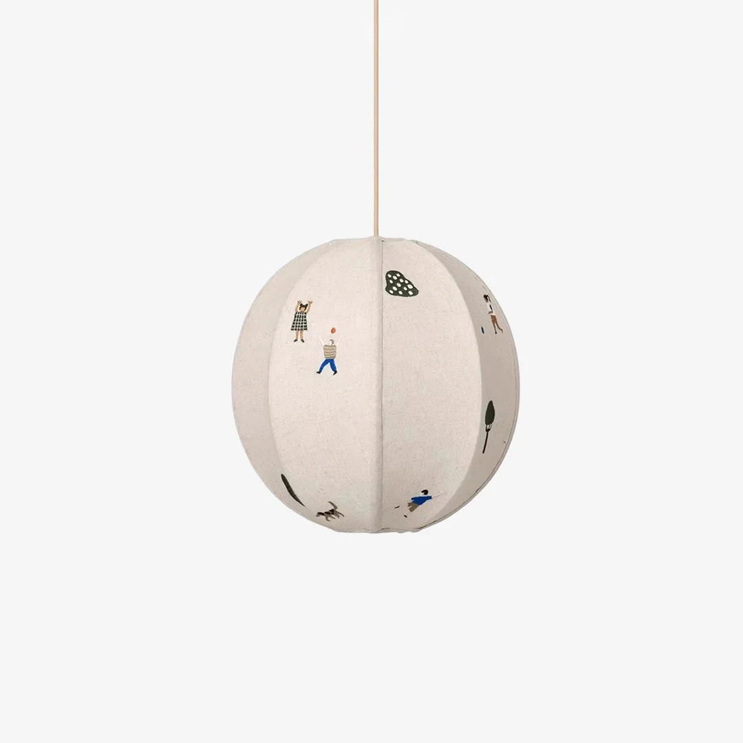 Outstanding Children Embroidery Pendant Lamp Verified