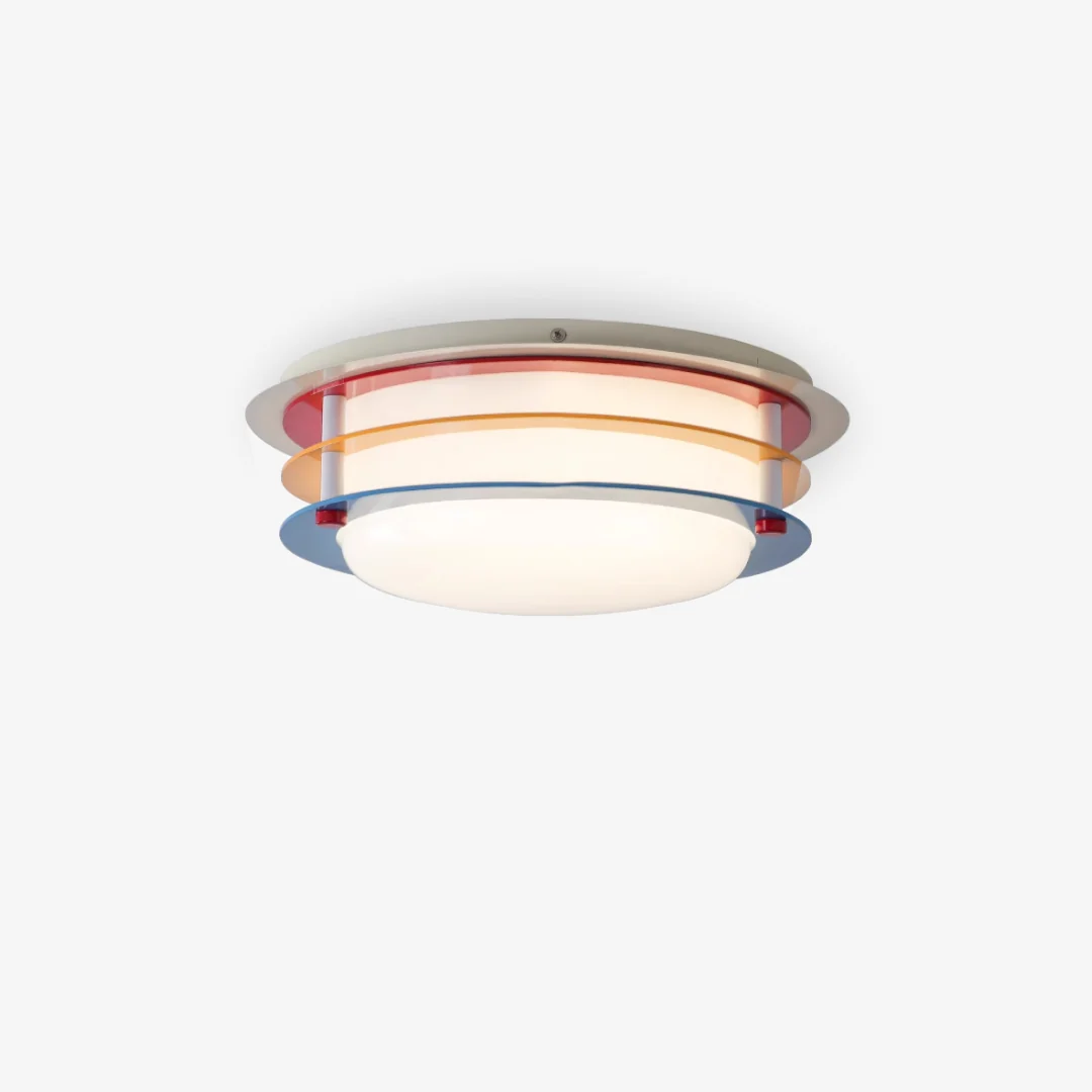 Secure Memphis Colorful Ceiling Lamp Soft