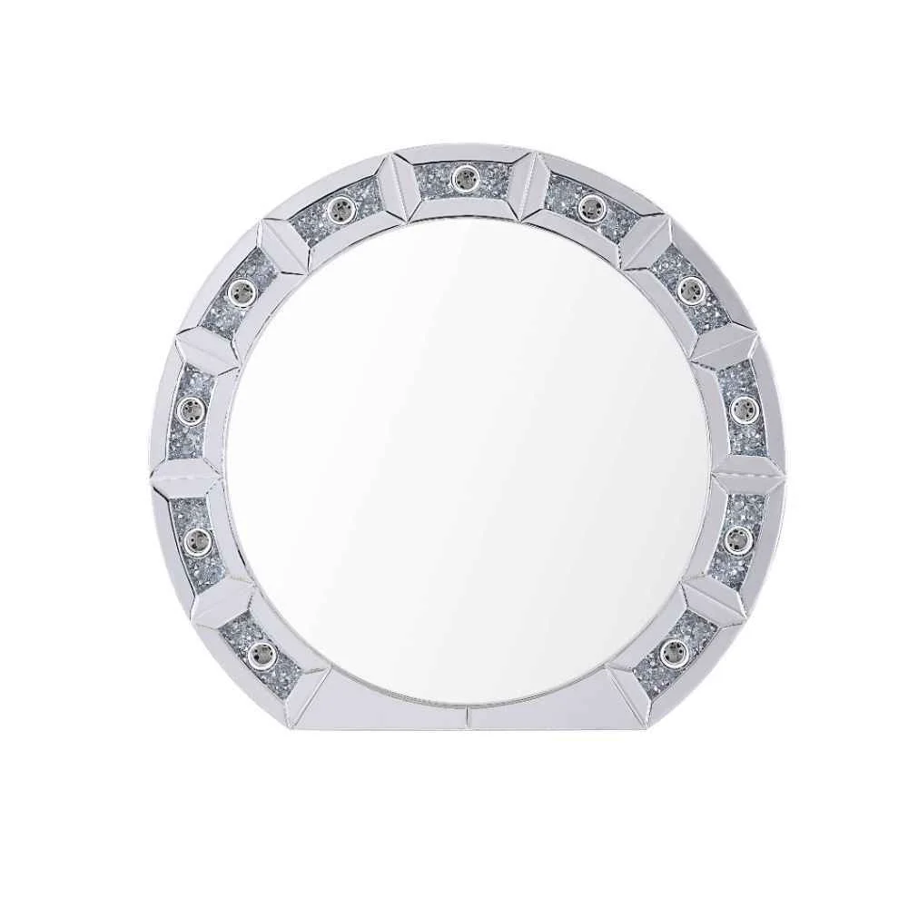 Elegant Noralie – 29 Accent Mirror – Mirrored Faux Diamonds Breathable