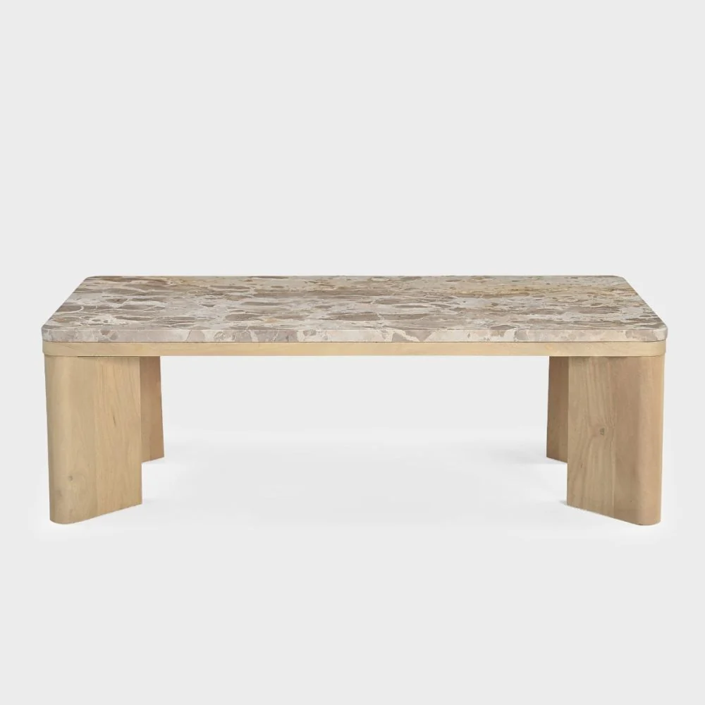 Responsible Celeste Coffee Table with Marble Top Certified