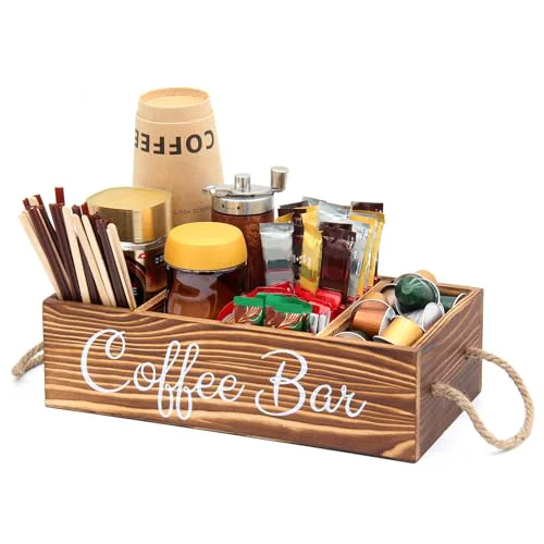 Smart Coffee Station Organizer for Countertop Bar Accessories Unique