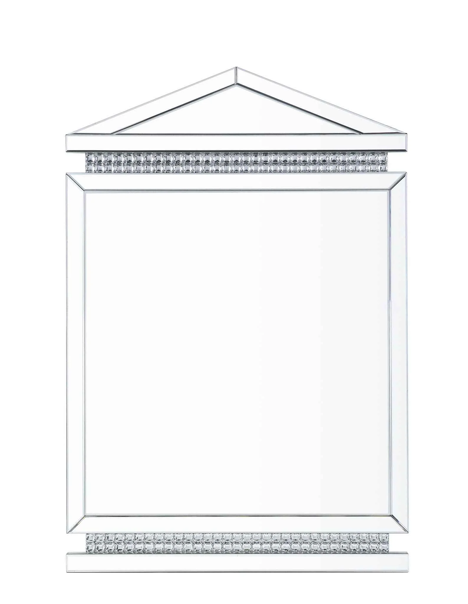 Easy-to-Use Lotus – 47 Accent Mirror – Mirrored Faux Ice Cube Crystals First-Class