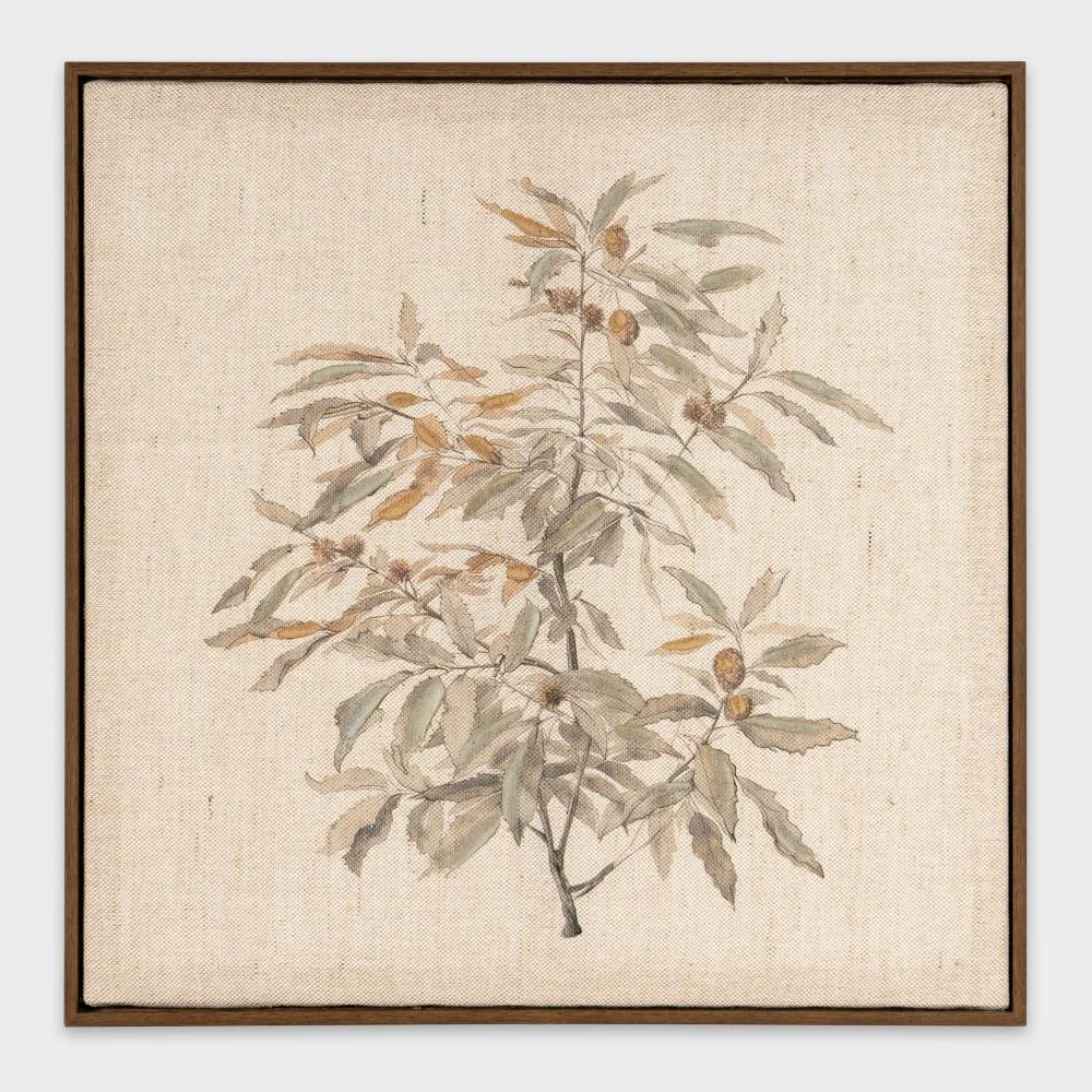 Enhanced Quiet Botanica II Framed Floral Wall Art Relaxed
