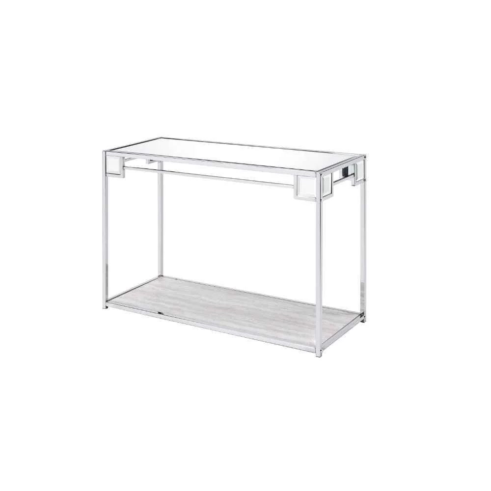 Original Asbury – Console Table – Mirrored Chrome Traditional