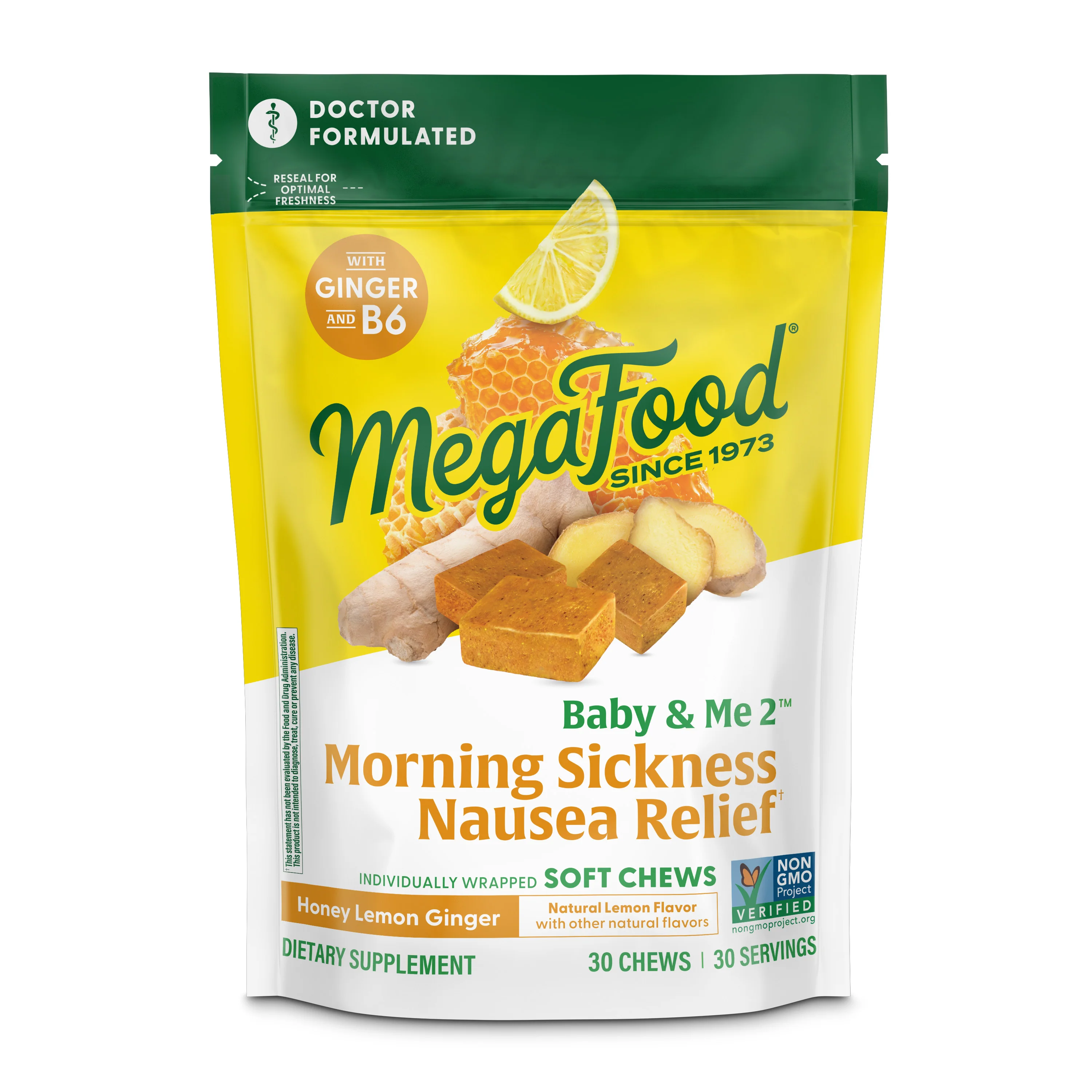 Sustainable MegaFood Baby Me 2 – Morning Sickness Nausea Relief Relaxed