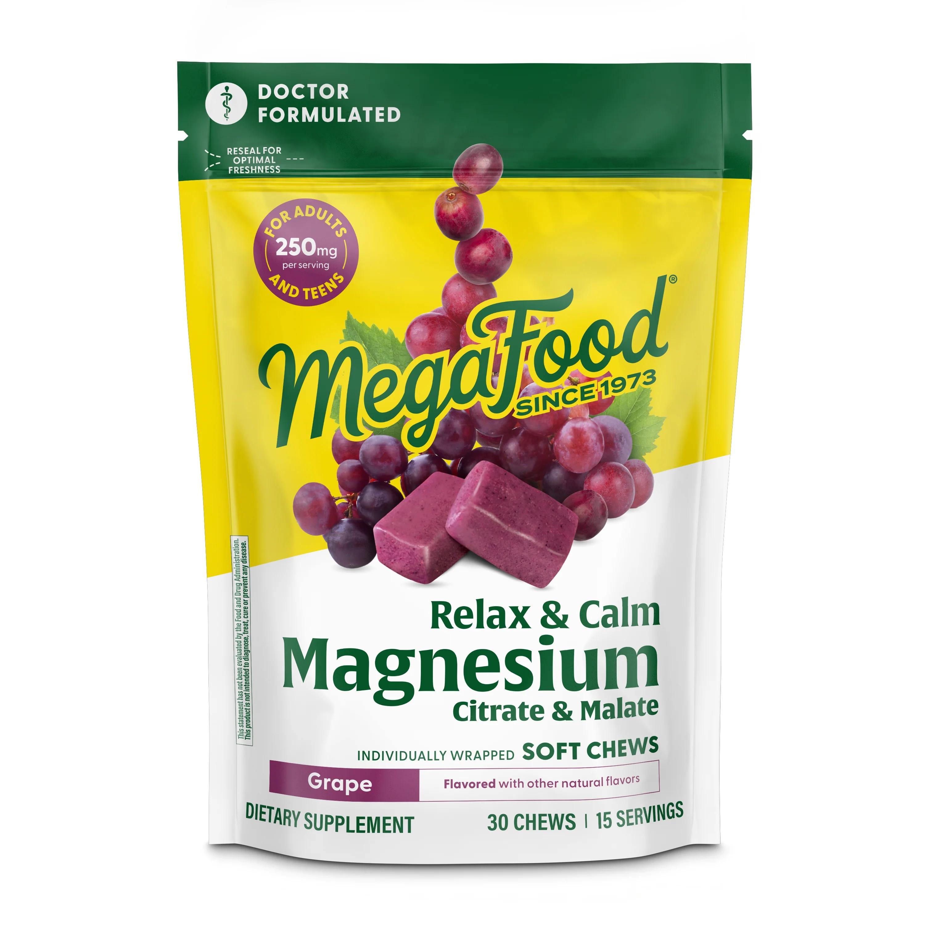 Luxury MegaFood Relax Calm Magnesium Soft Chews Functional