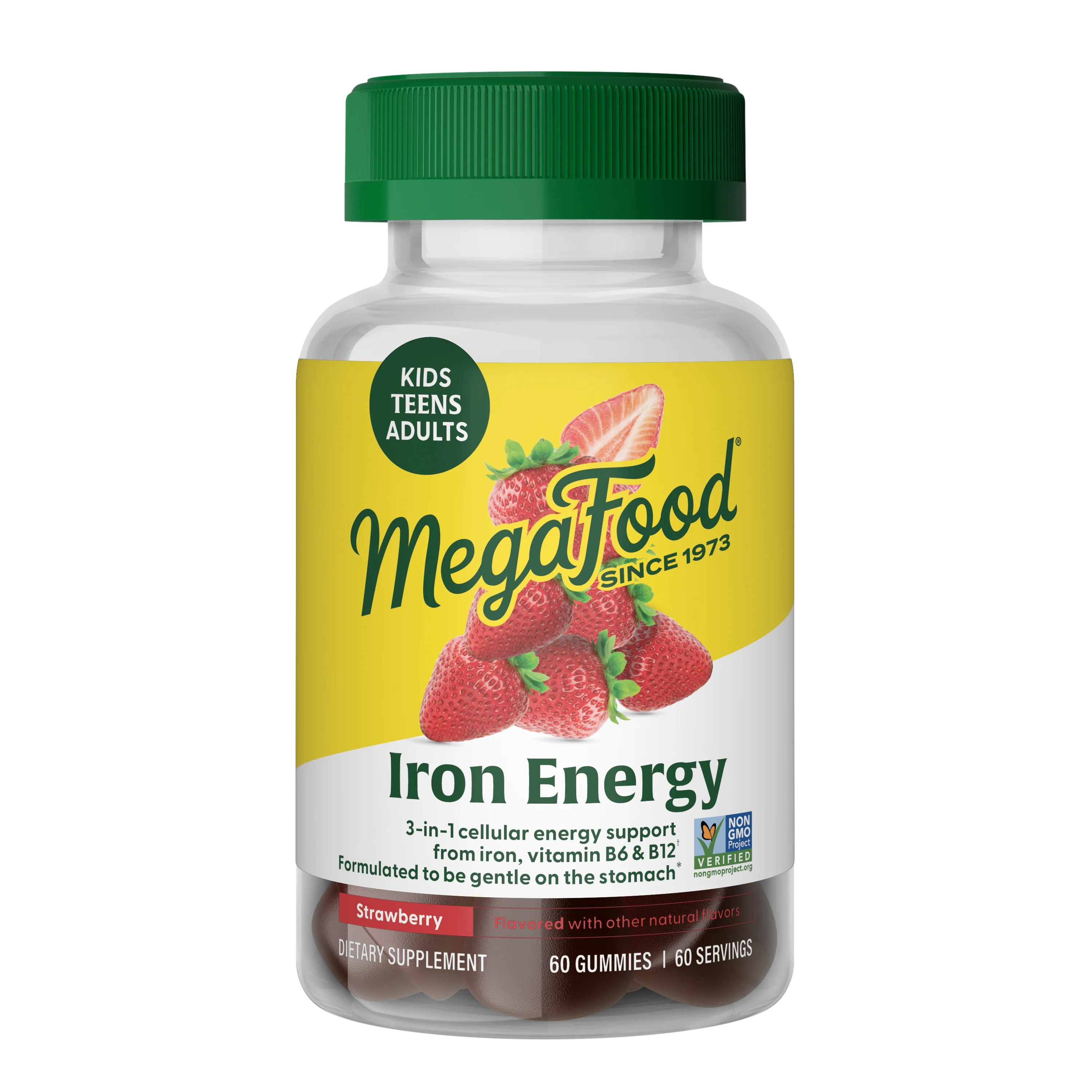 Versatile MegaFood Iron Energy Gummies Enhanced