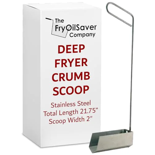 Lightweight V Shaped Deep Fryer Strainer Scoop High-End