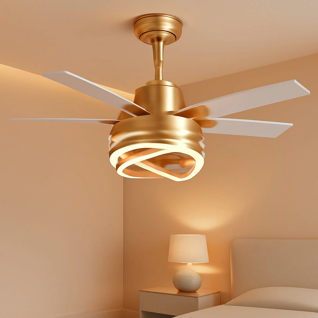 Convenient Contemporary 52-Inch White Ceiling Fan Remote Unit Lightweight