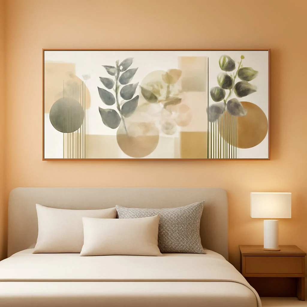 Effective Elegant Emerald Green Bohemian Wall Art 29x58Inches High-Quality