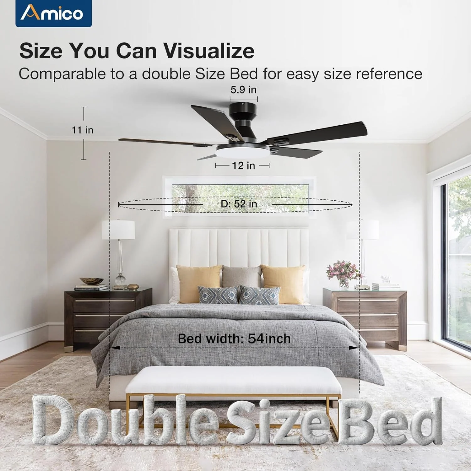 Exclusive Contemporary Smart Ceiling Fan Featuring RGB Lighting Reliable