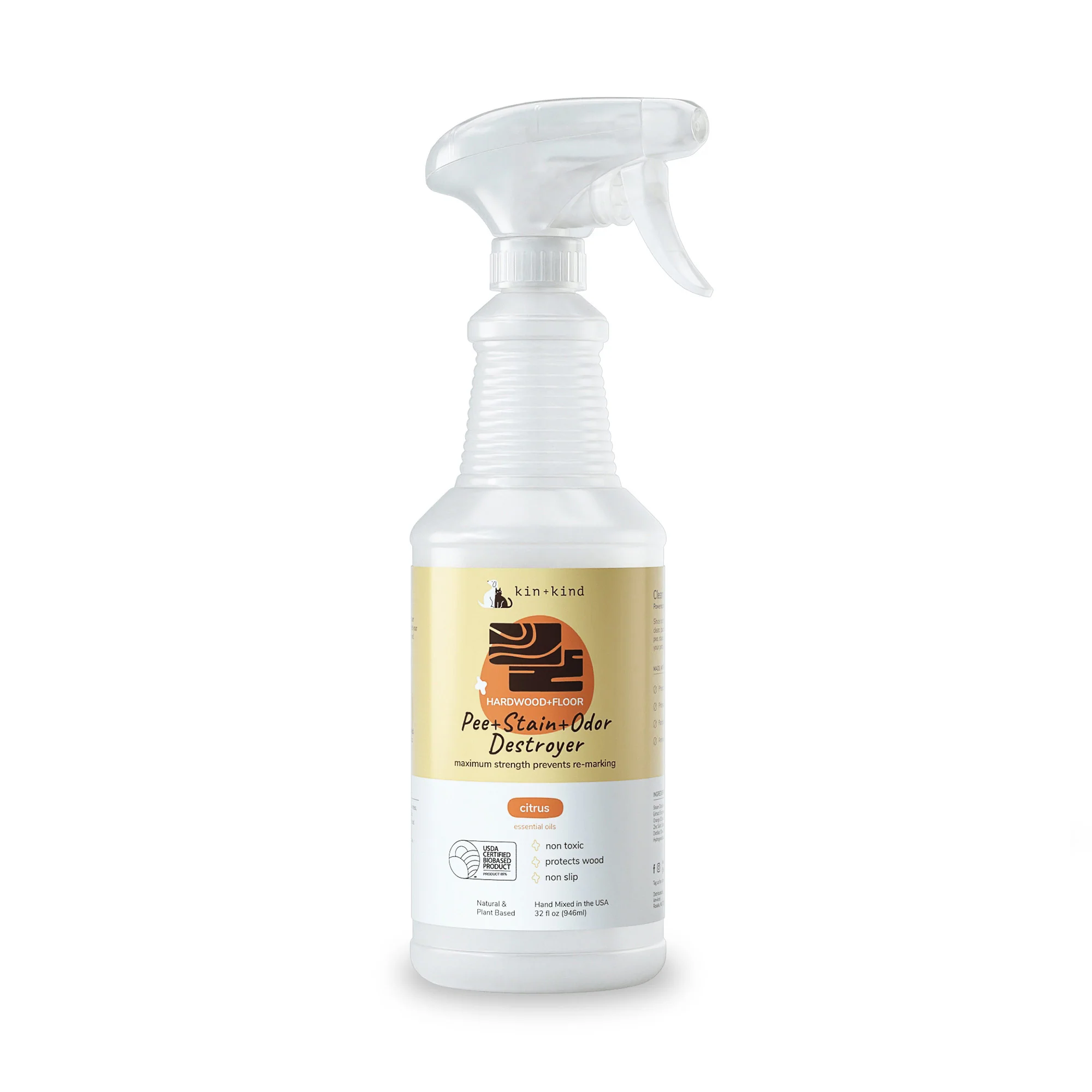 Exceptional kin kind Pet Pee Stain Odor Remover Spray for Hardwood Floor Versatile