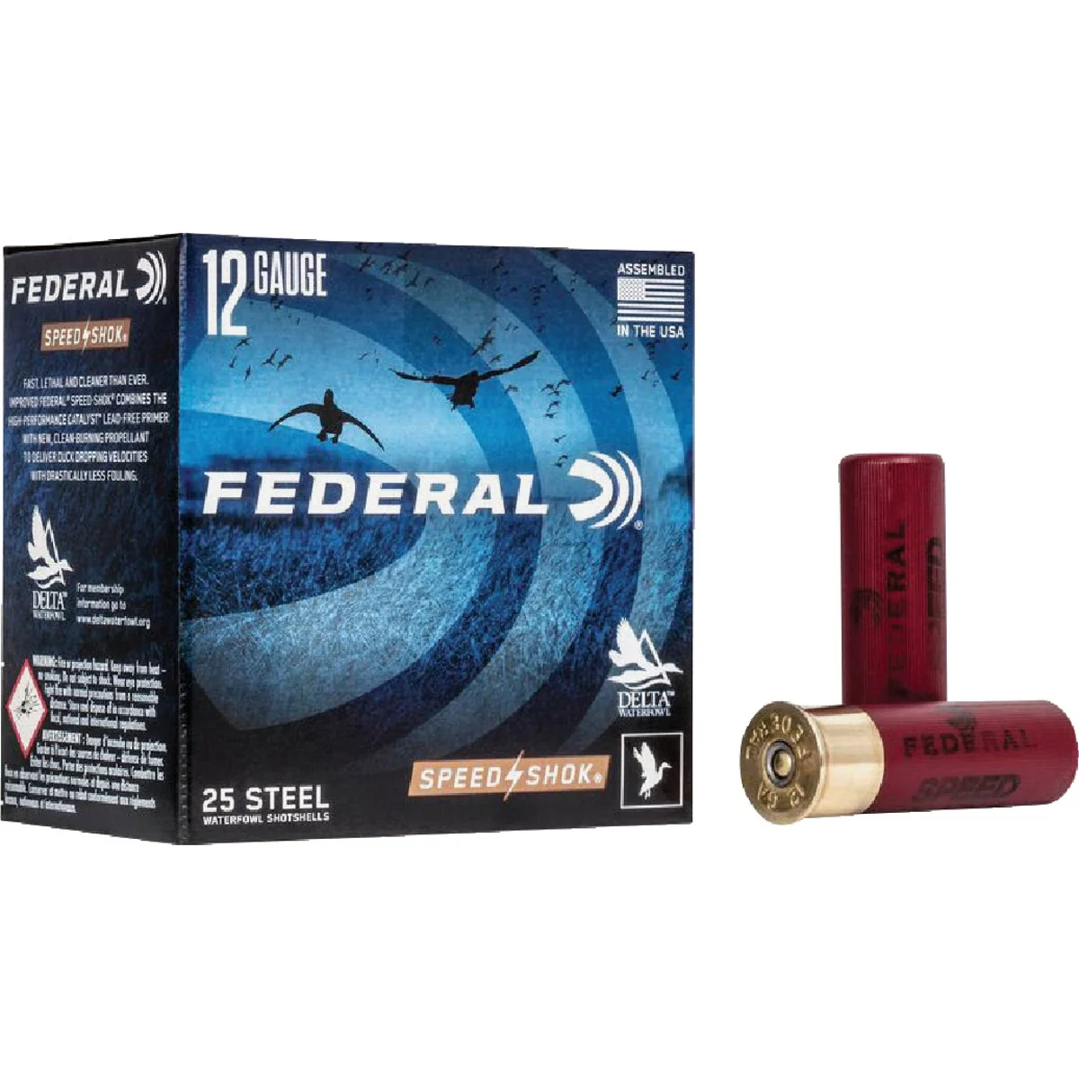 Reusable Federal Speed-Shok 12 ga 2 Shotgun Ammunition Superior
