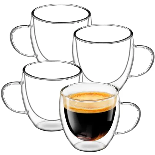 Long-Lasting Espresso Cups Set of 4 4 Count Fine Crafted