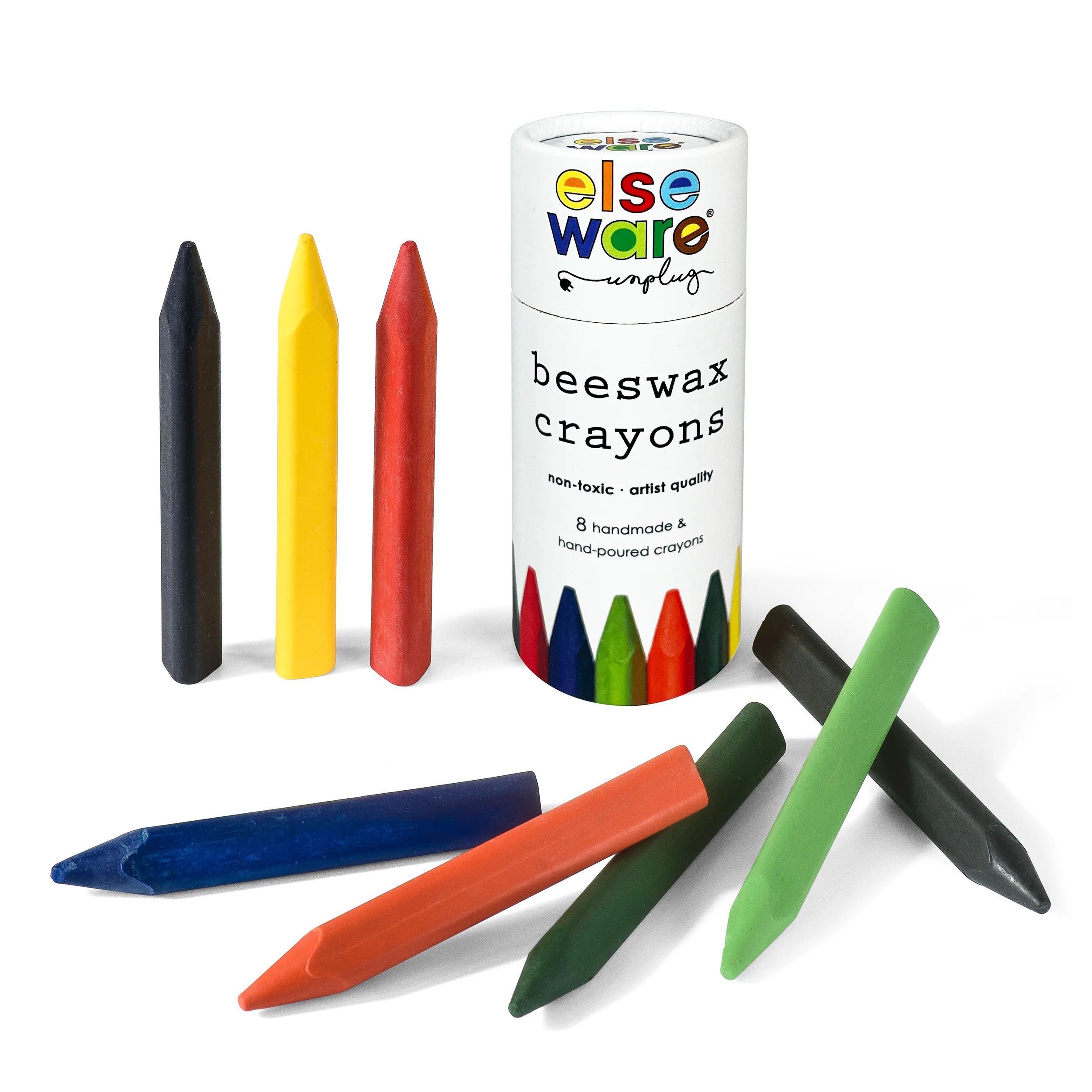 Top-Quality Elseware Unplug Beeswax Crayons – Non Toxic Artist Quality Detailed