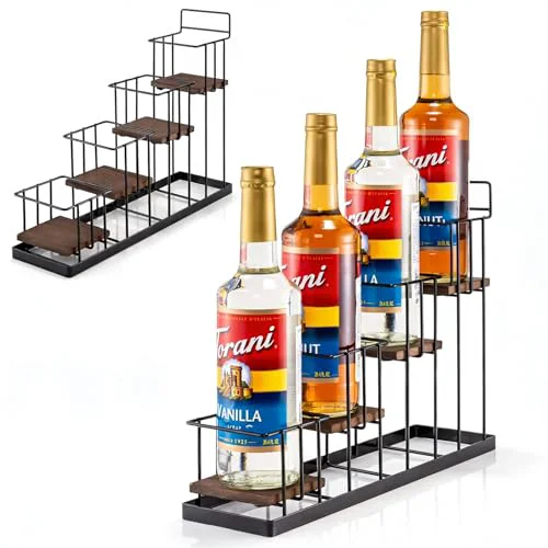 Reliable Coffee Syrup Rack Organizer Premium Material