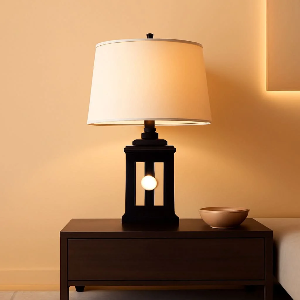 Advanced Retro Black Table Lamps Set With Touch Control And USB Ports Long-Lasting