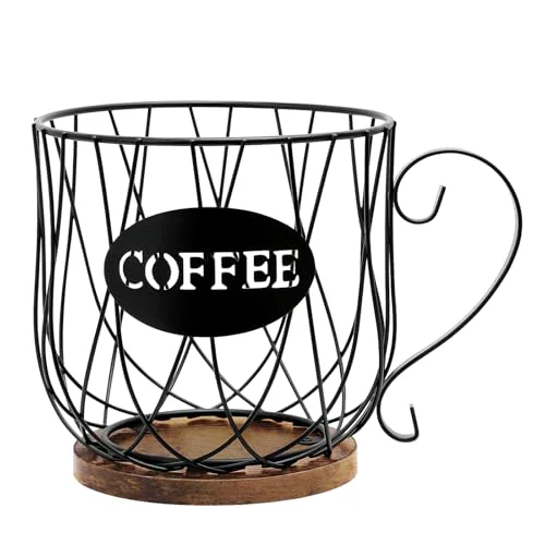 Optimized Rustic Metal K Cup Coffee Pod Holder Consistent