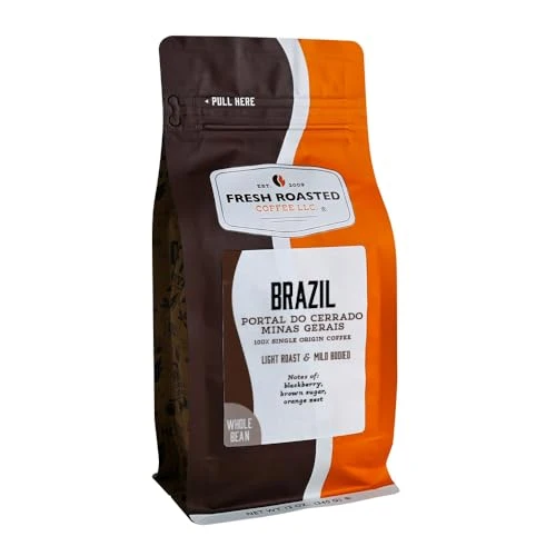 Convenient Brazil Minas Gerais Whole Bean Coffee 12 Ounce Premium Material