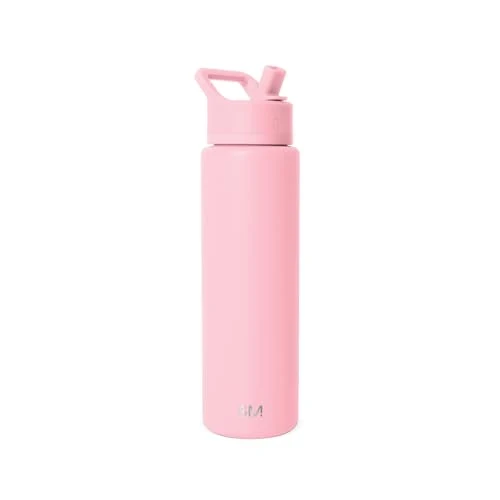 Trendy Insulated Water Bottle with Straw Smart