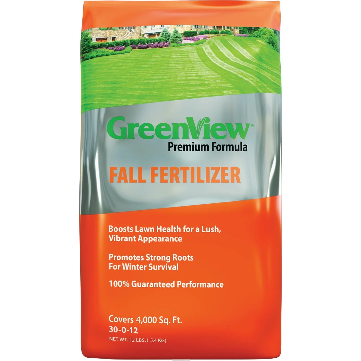 Dependable GreenView Premium Formula 12 Lb. 30-0-12 Fall Fertilizer Unique