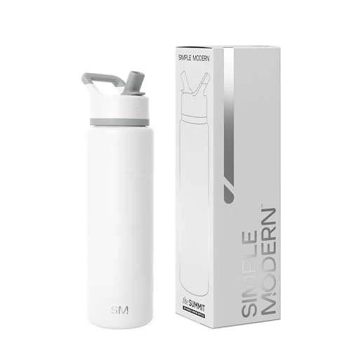Efficient Insulated Water Bottle with Straw Environmentally Friendly