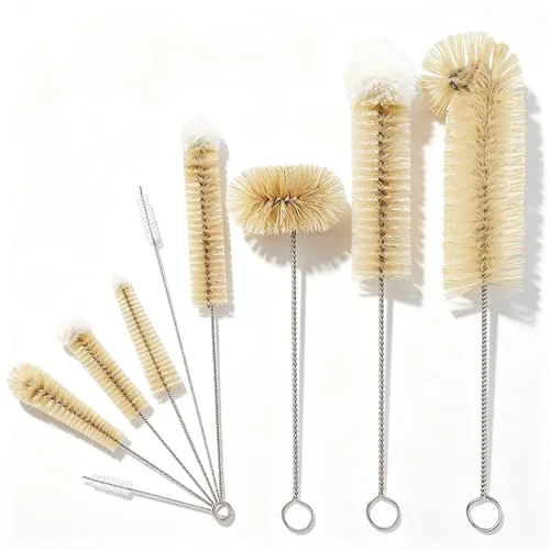 Traditional 9 Pcs Bottle Brush Set Lightweight