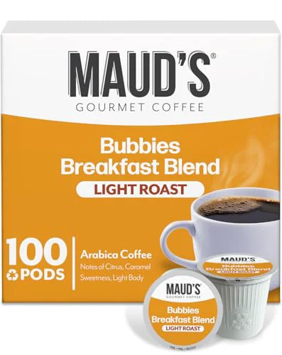 Sustainable Breakfast Blend Light Roast Coffee Pods 100 Count Quality