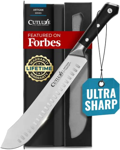 Organic Butcher Knife 10 Bullnose Carving Knife for Meat Original Design