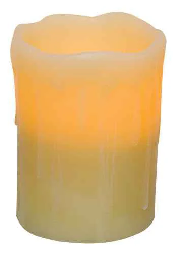 Carefully Designed 4 Ivory Drip Pillar Secure