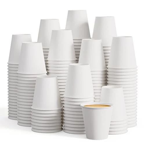 Easy-to-Use 270 Pack 10 oz Disposable Paper Coffee Cup Official