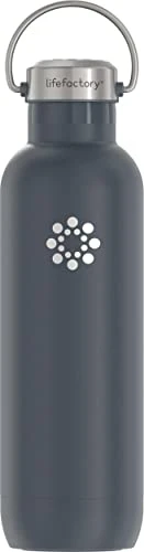 Crafted 24oz Stainless Steel Sports Bottle with Chug Cap Long-Lasting