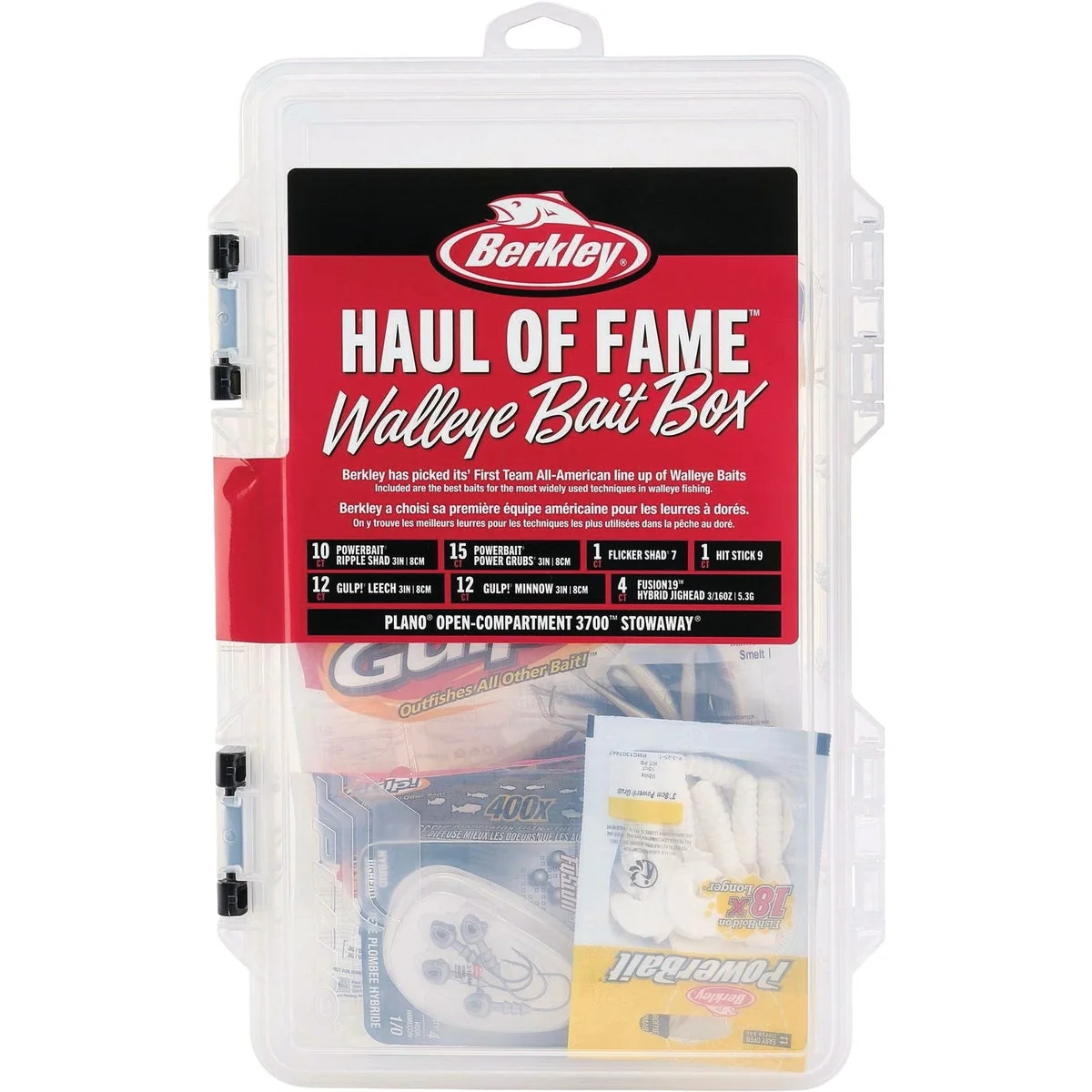 Unique Berkley Haul of Fame Walleye Bait Kit 56-Piece Sustainable