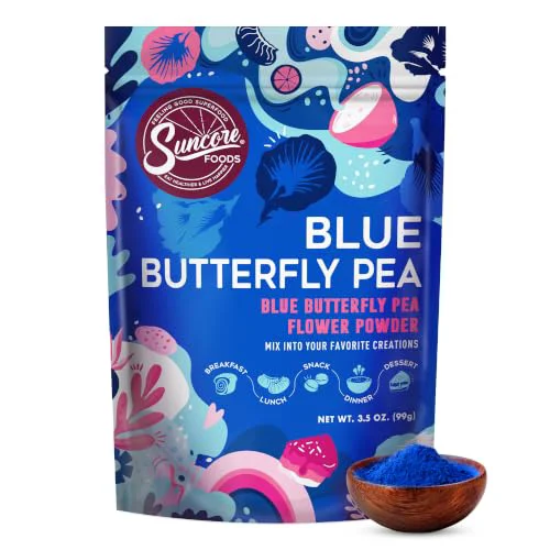 Pure Butterfly Pea Flower Powder 3.5oz 3.5 Ounce Carefully Designed