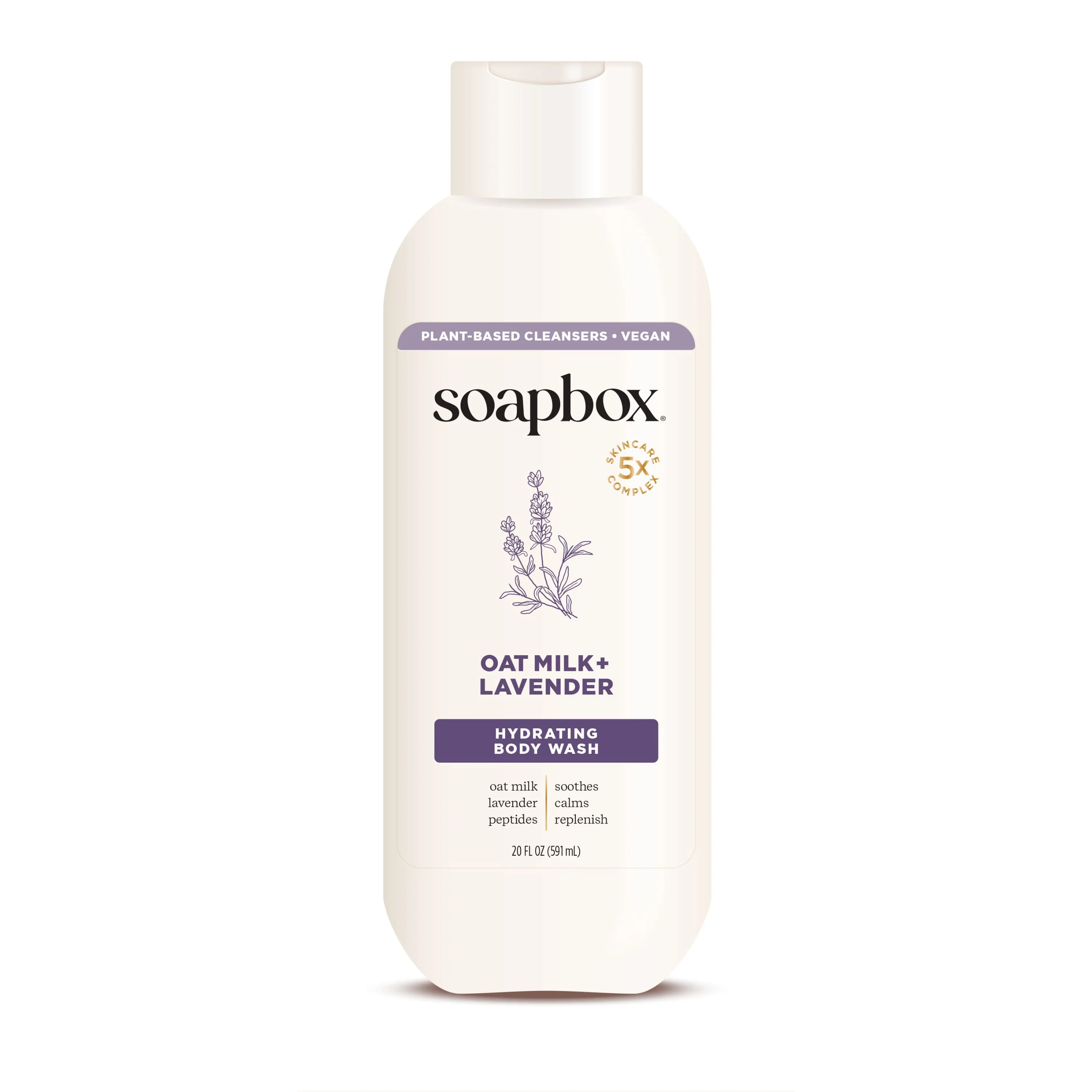 Proven Soapbox Oat Milk Lavender Nourishing Body Wash Lightweight