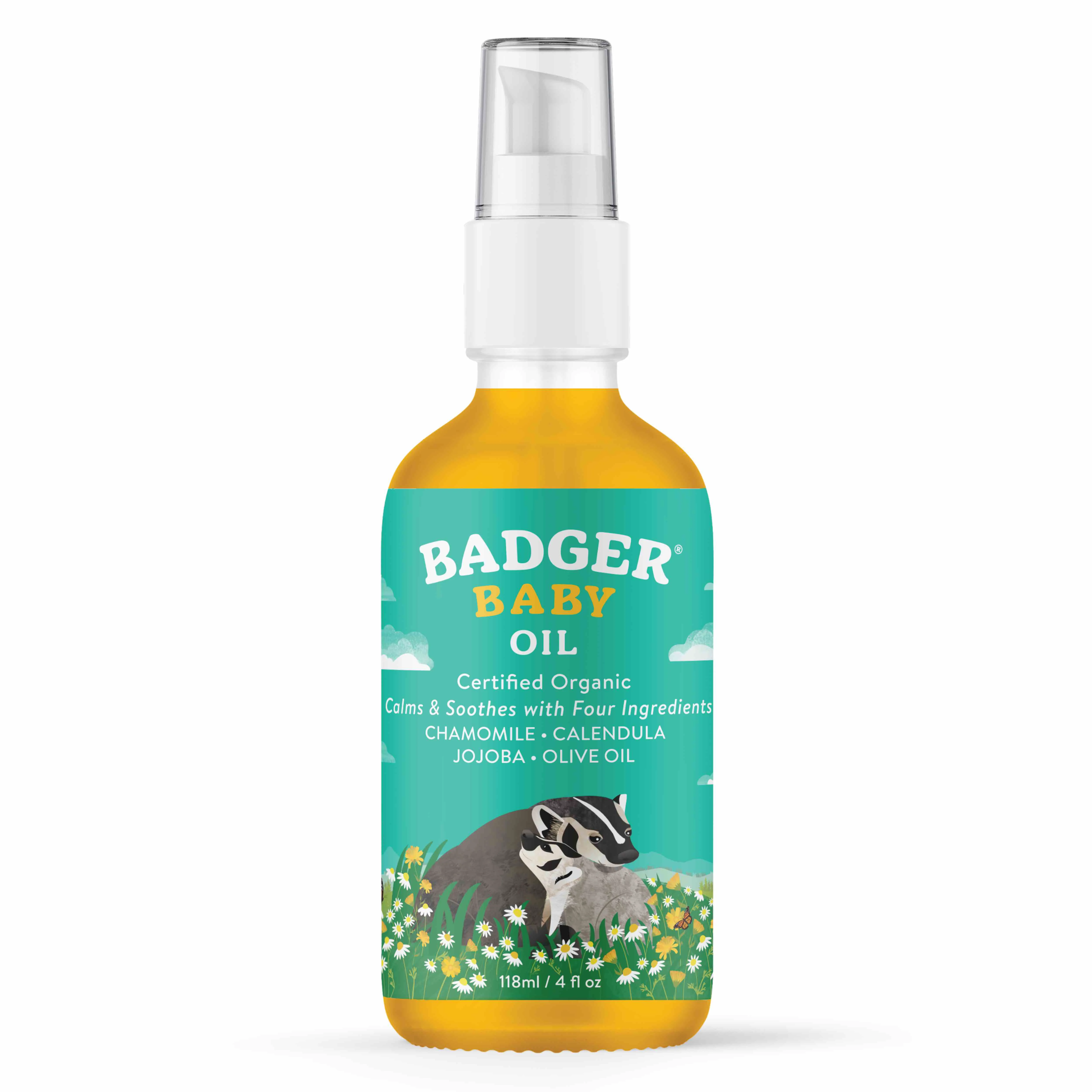 Sophisticated Badger Balm Baby Oil Breathable